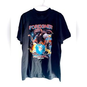 Foreigner Loverboy 2023 Tour T-Shirt Size Large New